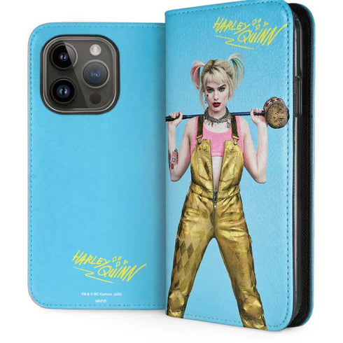 DC Comics Harley Quinn Movie Charcater Poster iPhone 15 Pro Folio Case