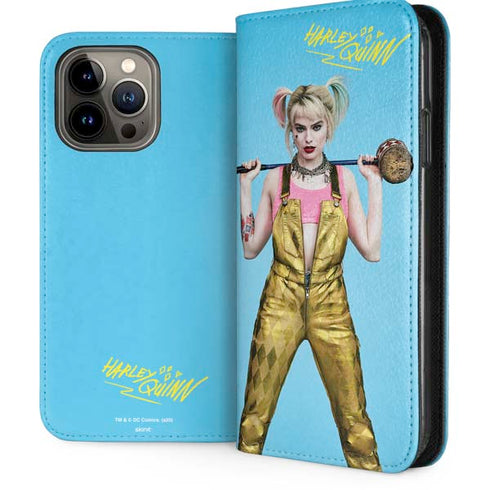 DC Comics Harley Quinn Movie Charcater Poster iPhone 15 Pro Max Folio Case