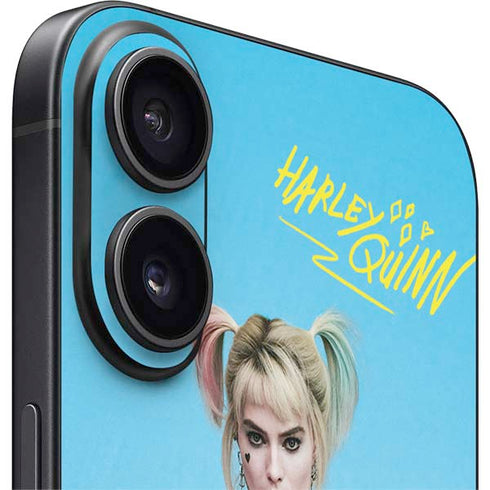 DC Comics Harley Quinn Movie Charcater Poster iPhone 16 Plus Skin