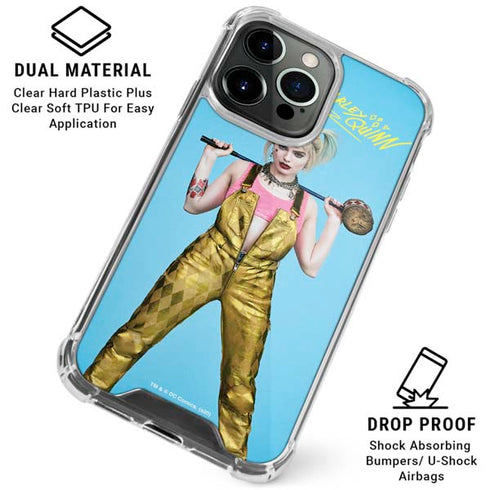 DC Comics Harley Quinn Movie Charcater Poster iPhone 16 Pro Max Clear Case