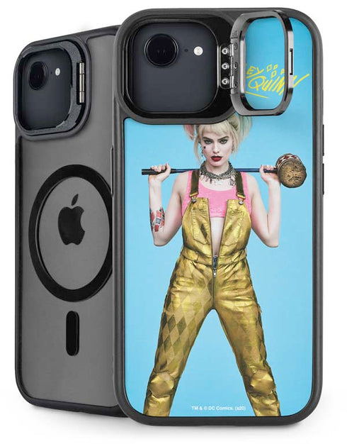 DC Comics Harley Quinn Movie Charcater Poster iPhone 16e Kickstand Case