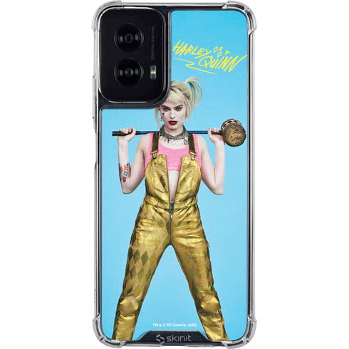 DC Comics Harley Quinn Movie Charcater Poster Moto G Power 5G (2024) Clear Case
