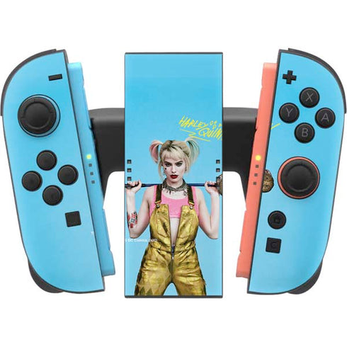 DC Comics Harley Quinn Movie Charcater Poster Nintendo Switch 2 (2025) Joy-Con Controller Skin