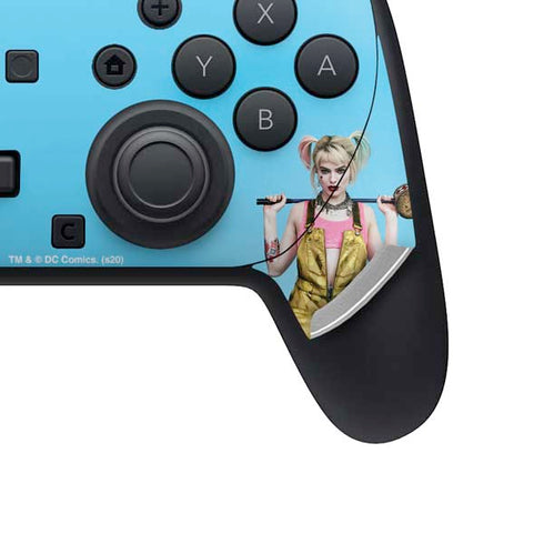 DC Comics Harley Quinn Movie Charcater Poster Nintendo Switch 2 (2025) Pro Controller Skin