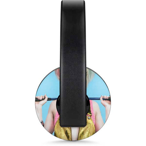 DC Comics Harley Quinn Movie Charcater Poster PlayStation 4 Gold Wireless Headset Skin
