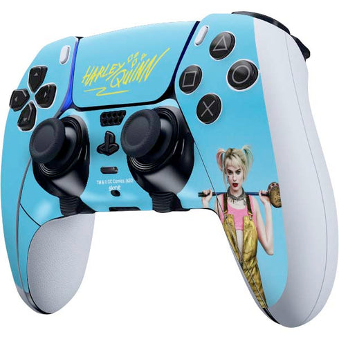 DC Comics Harley Quinn Movie Charcater Poster PS5 DualSense Edge Pro Controller Skin