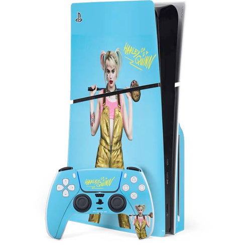 DC Comics Harley Quinn Movie Charcater Poster PlayStation PS5 Skins