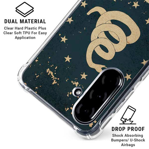 Dont Tread On Me American Flag Galaxy A36 5G Clear Case
