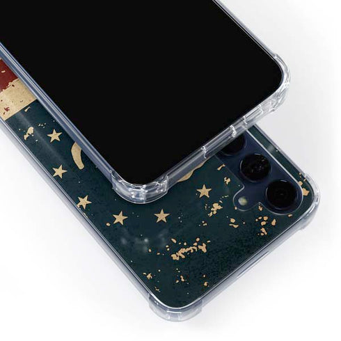 Dont Tread On Me American Flag Galaxy A55 5G Clear Case