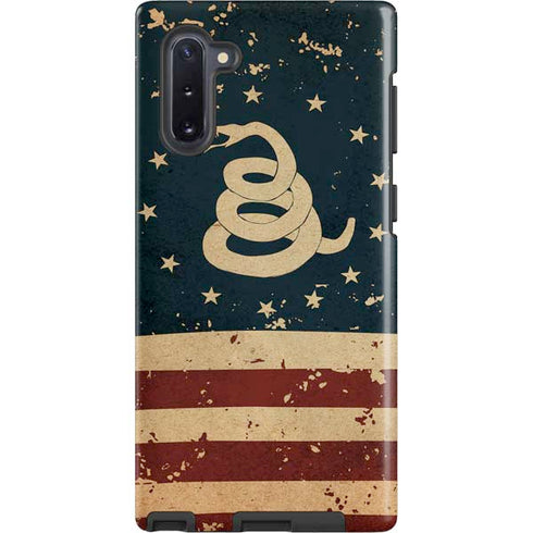 Dont Tread On Me American Flag Galaxy Cases