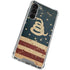 Dont Tread On Me American Flag Galaxy S24 FE Clear Case
