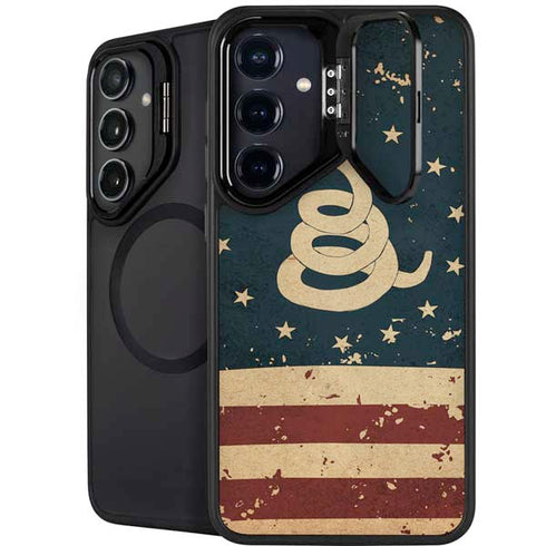 Dont Tread On Me American Flag Galaxy S25 Kickstand Case