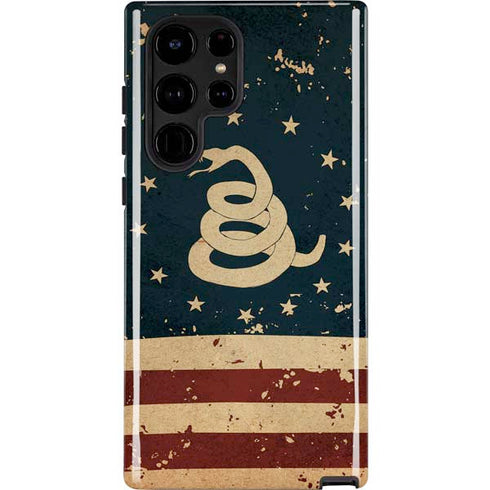 Dont Tread On Me American Flag Galaxy Cases