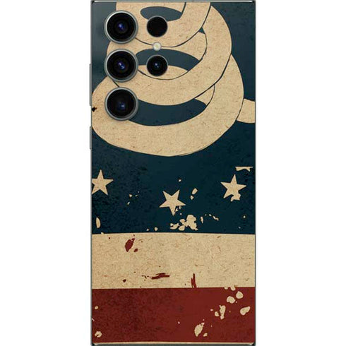 Dont Tread On Me American Flag Galaxy S25 Ultra Skin