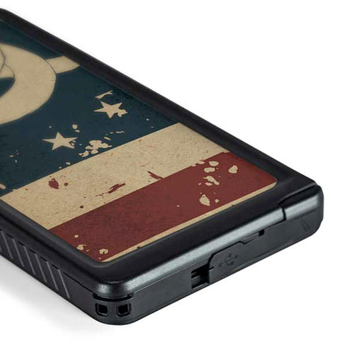 Dont Tread On Me American Flag Galaxy S24 Ultra Waterproof Case