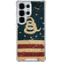 Dont Tread On Me American Flag Galaxy S25 Ultra Clear Case