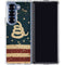 Dont Tread On Me American Flag Galaxy Z Fold6 Clear Case