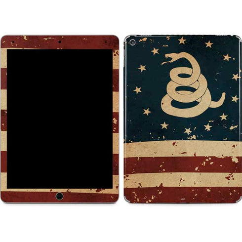 Dont Tread On Me American Flag iPad Skins
