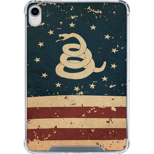 Dont Tread On Me American Flag iPad 11th Gen (2025) Clear Case