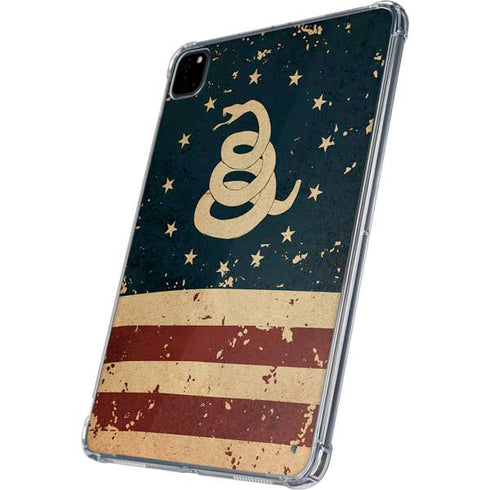 Dont Tread On Me American Flag iPad Pro 11in (2024) Clear Case