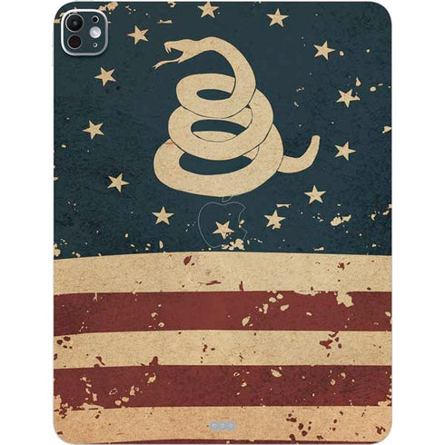 Dont Tread On Me American Flag iPad Pro 13in M4 (2024) Skin