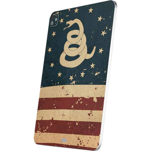 Dont Tread On Me American Flag iPad Pro 13in M4 (2024) Skin