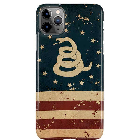 Dont Tread On Me American Flag iPhone Cases