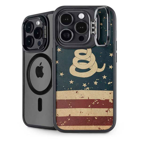 Dont Tread On Me American Flag iPhone Cases