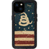 Dont Tread On Me American Flag iPhone 15 Plus Waterproof Case