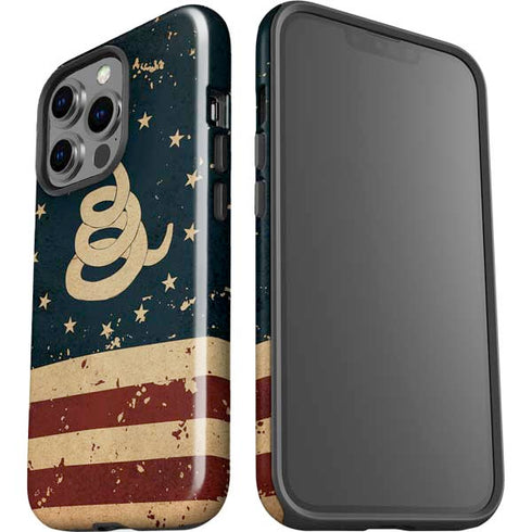 Dont Tread On Me American Flag iPhone 15 Pro Impact Case
