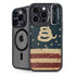 Dont Tread On Me American Flag iPhone 15 Pro Max Kickstand Case