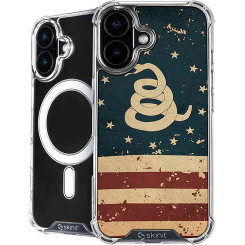 Dont Tread On Me American Flag iPhone 16 MagSafe Case