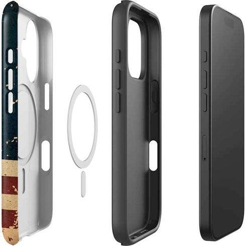 Dont Tread On Me American Flag iPhone 16 Magsafe Impact Case