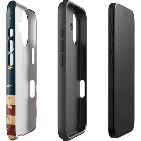 Dont Tread On Me American Flag iPhone 16 Plus Impact Case