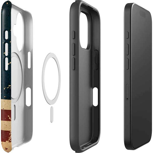 Dont Tread On Me American Flag iPhone 16 Plus Magsafe Impact Case