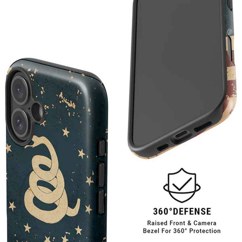 Dont Tread On Me American Flag iPhone 16 Plus Magsafe Impact Case