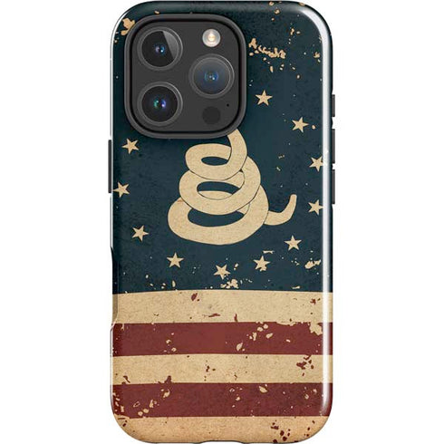 Dont Tread On Me American Flag iPhone 16 Pro Impact Case