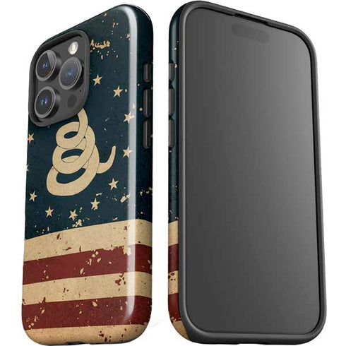 Dont Tread On Me American Flag iPhone 16 Pro Impact Case