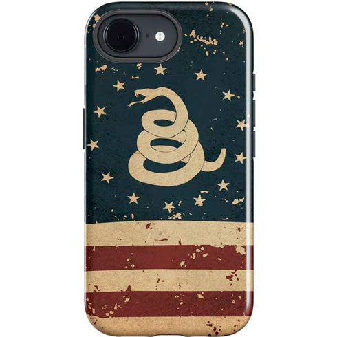 Dont Tread On Me American Flag iPhone 16e Impact Case