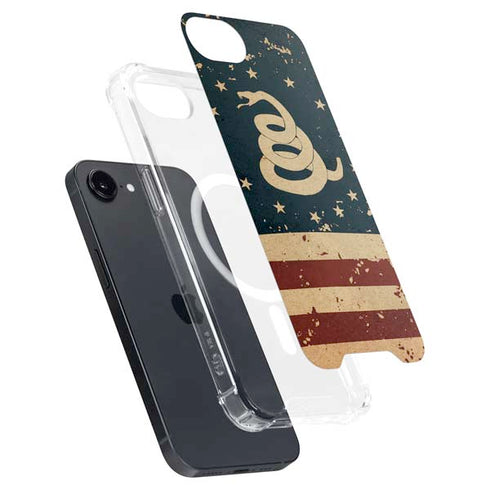 Dont Tread On Me American Flag iPhone 16e MagSafe Case