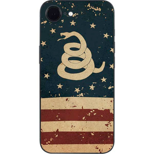 Dont Tread On Me American Flag iPhone 16e Skin