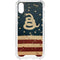 Dont Tread On Me American Flag iPhone XS Clear Case