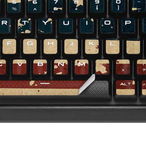 Dont Tread On Me American Flag K95 RGB PLATINUM Mechanical Gaming Keyboard Skin