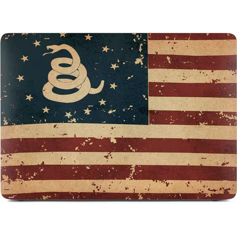 Dont Tread On Me American Flag Apple MacBook Air Skin