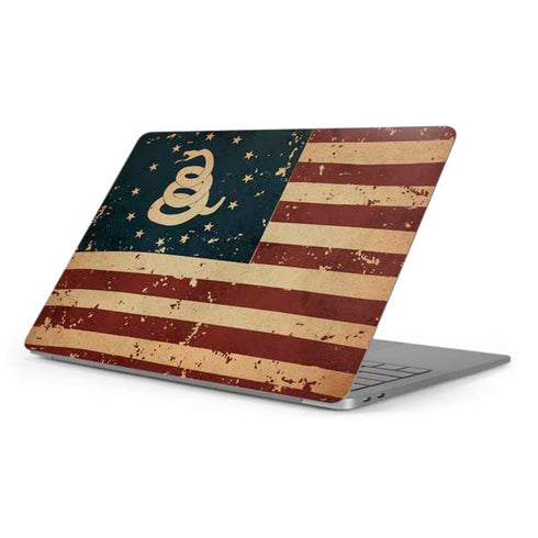 Dont Tread On Me American Flag Apple MacBook Pro 16-inch Skin