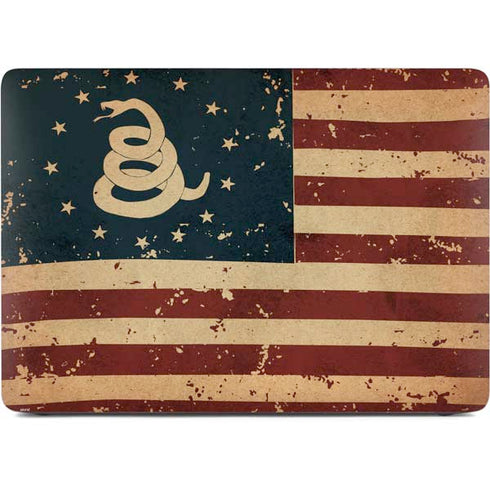 Dont Tread On Me American Flag Apple MacBook Pro 16-inch Skin