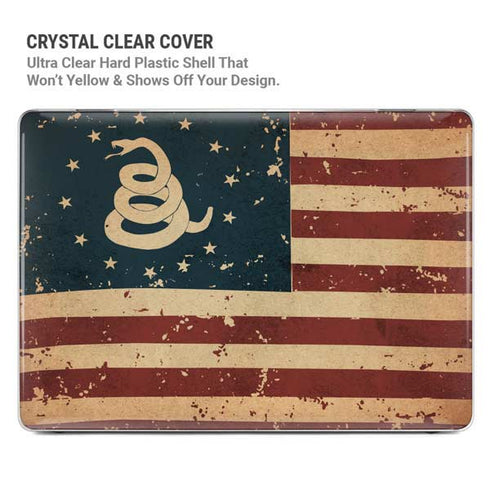 Dont Tread On Me American Flag MacBook Cases