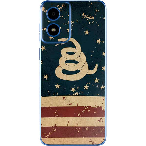 Dont Tread On Me American Flag Moto G Play 4G (2024) Skin