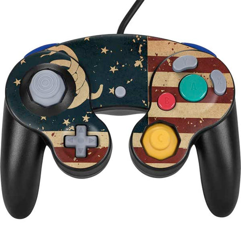 Dont Tread On Me American Flag Nintendo Skins