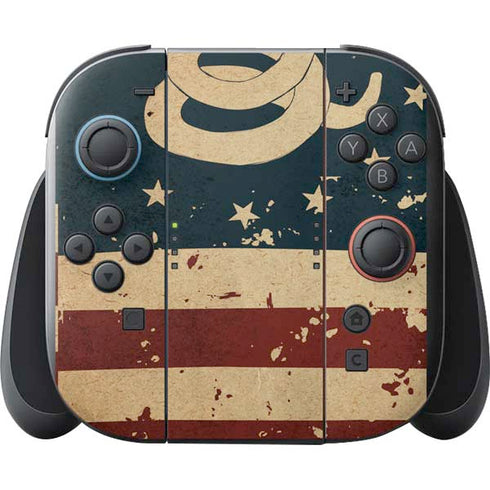 Dont Tread On Me American Flag Nintendo Switch 2 (2025) with Joy-Con Skin